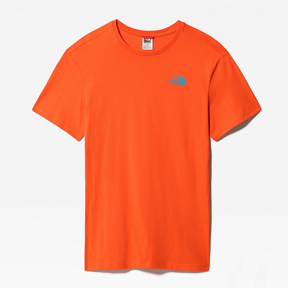 The North Face T-Shirts Mens Australia - The North Face Redbox Red Orange (YPX-907358)